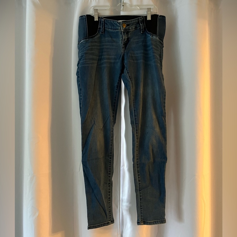 Ingrid & Isabel Maternity Medium Wash Side Panel Jegging 2